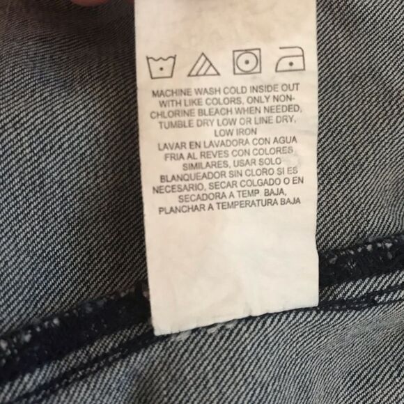 Rock & Republic Gunshow Stars Denim Vest Blue Sz XS - Picture 14 of 16